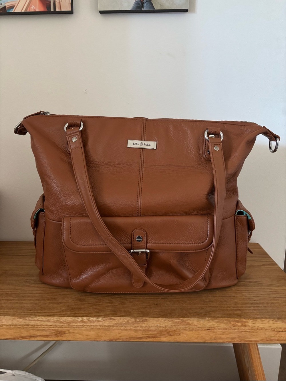 Lily Jade Meggan 3-in-1 Leather Convertible Tote Bag